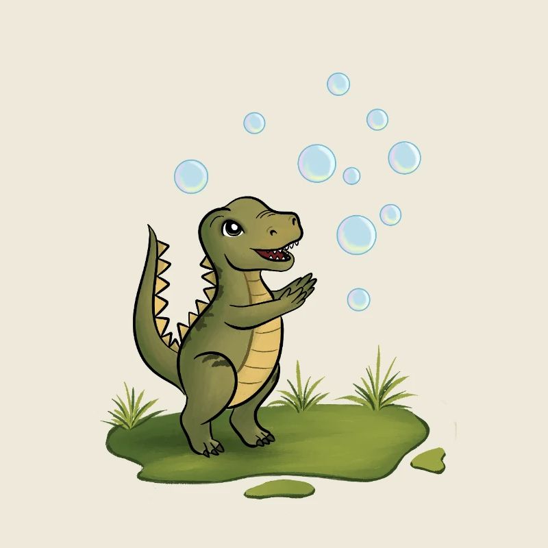 Dino bubble magic