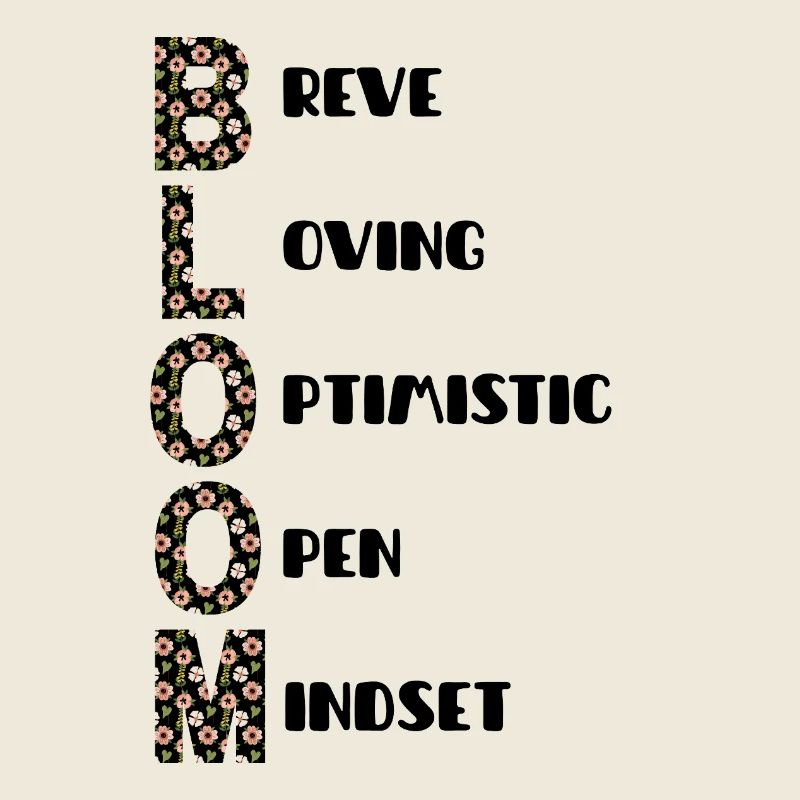 Lettres florales Typographie florale