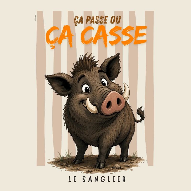 Sanglier en cage – Ça casse