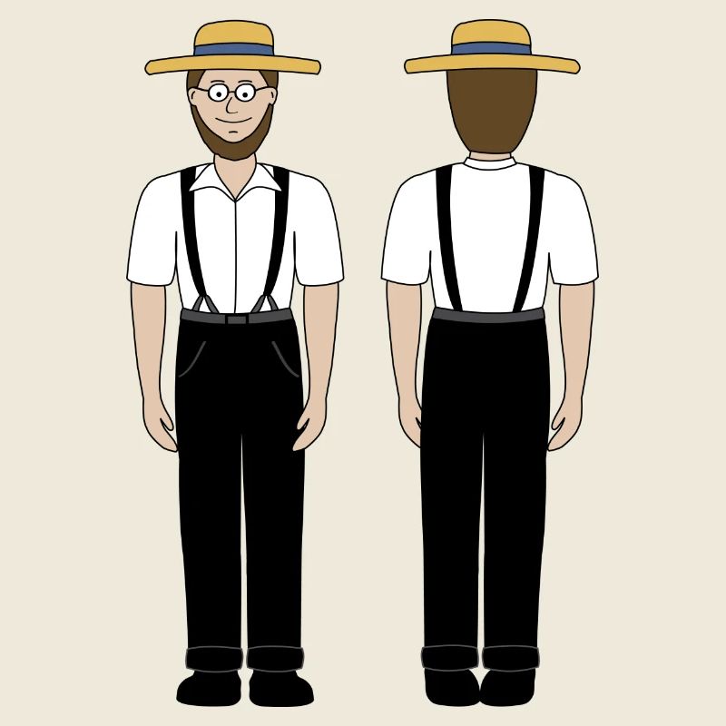 Samuel der Amische Mann