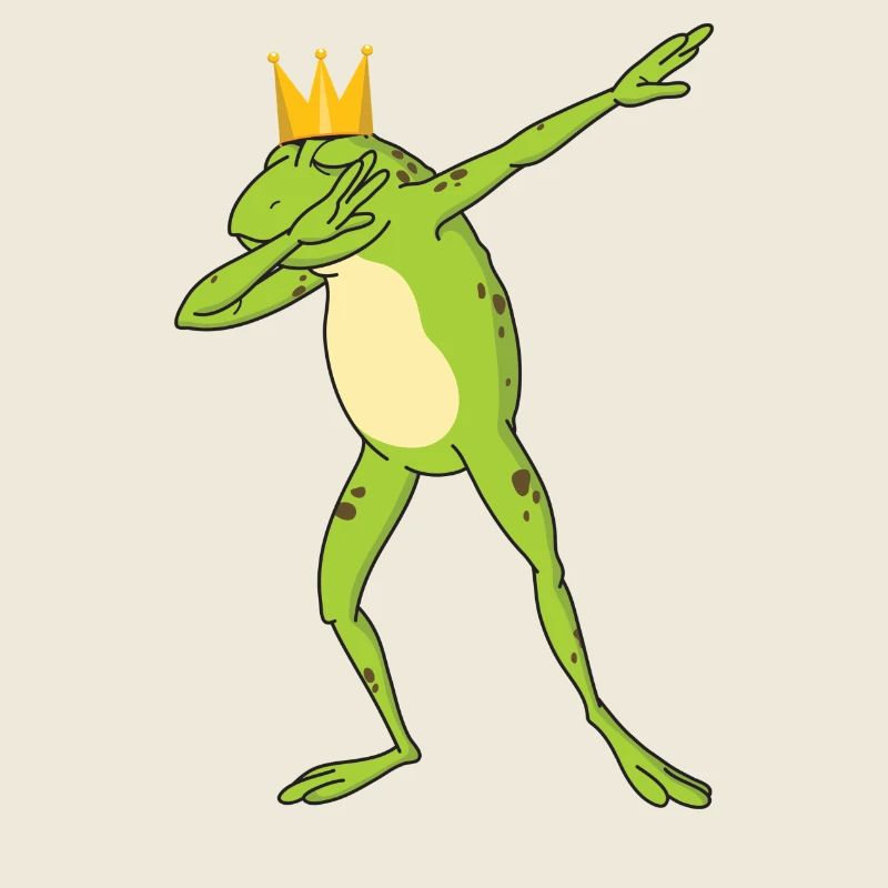 Dabbing grenouille cadeau coloré - grenouille Dab Sweet