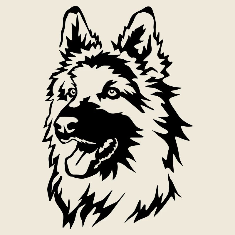 Deutscher Schäferhund Kopf