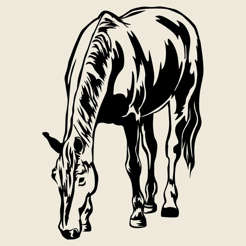 Cheval herbeux