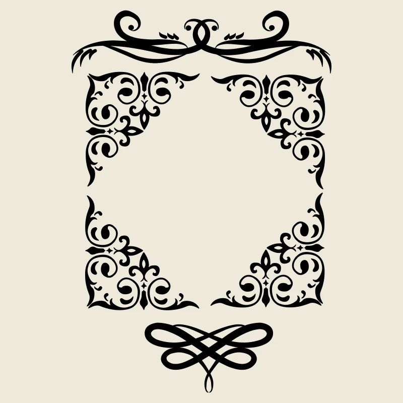Frame frame decoration diamond-shaped opening