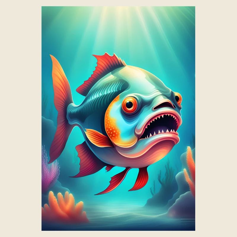 Strange looking creepy fish