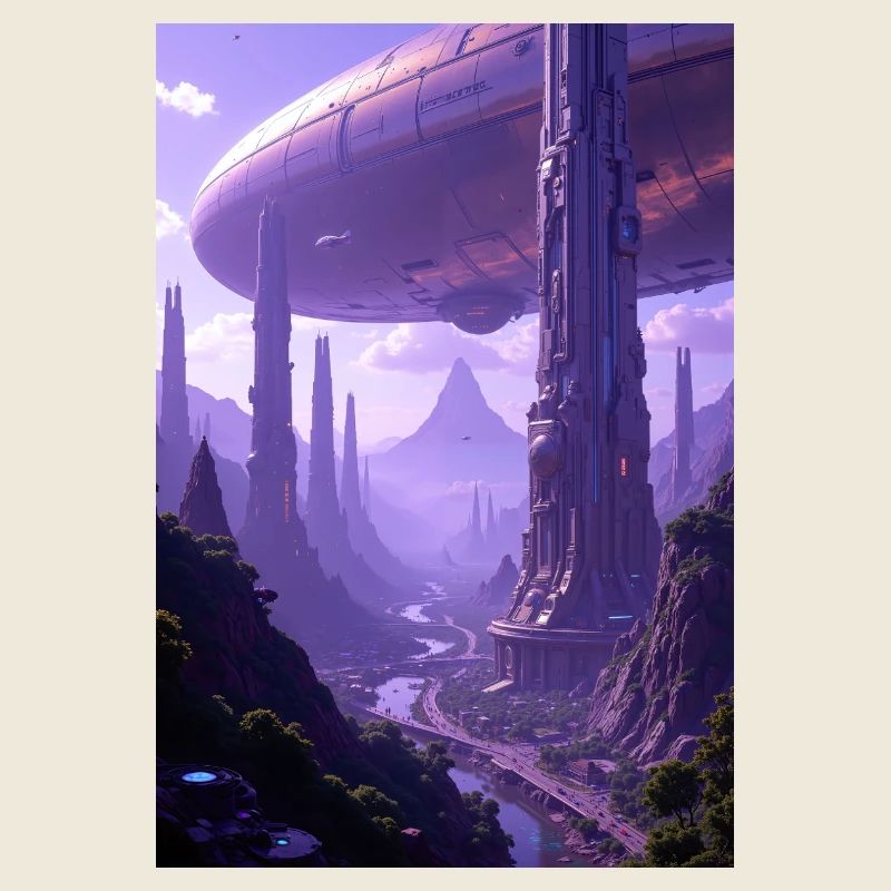 Image de science-fiction Alien Planet