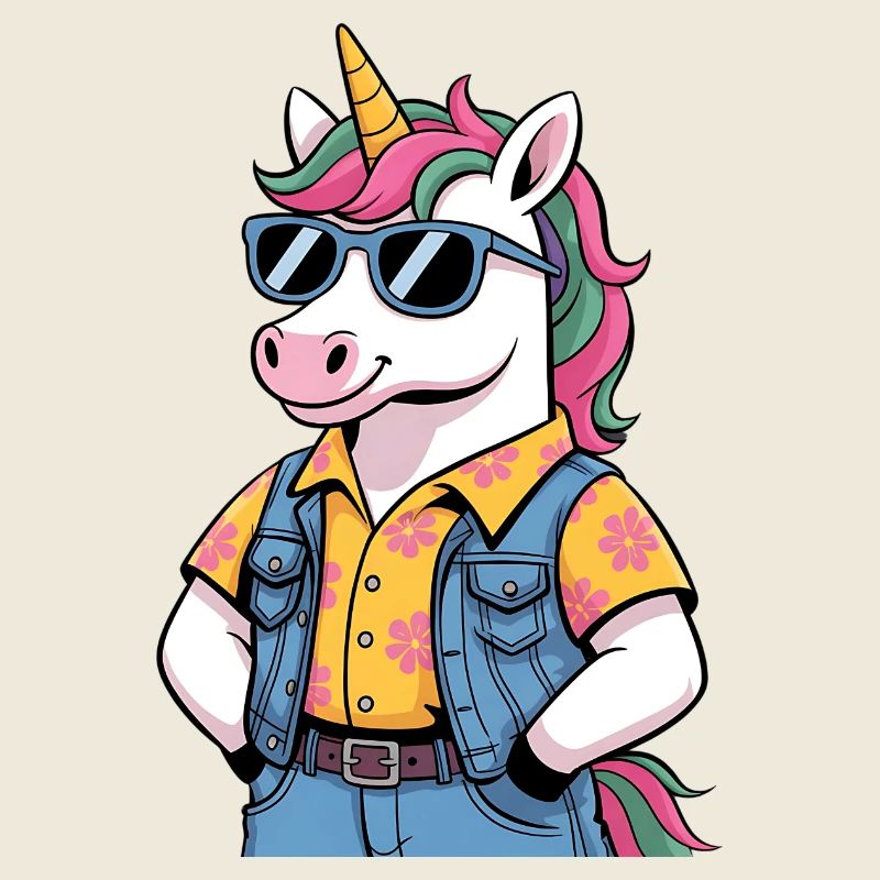 Licorne drôle d’été