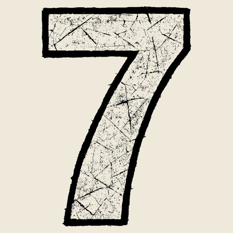 Cracked Seven Digit Pattern