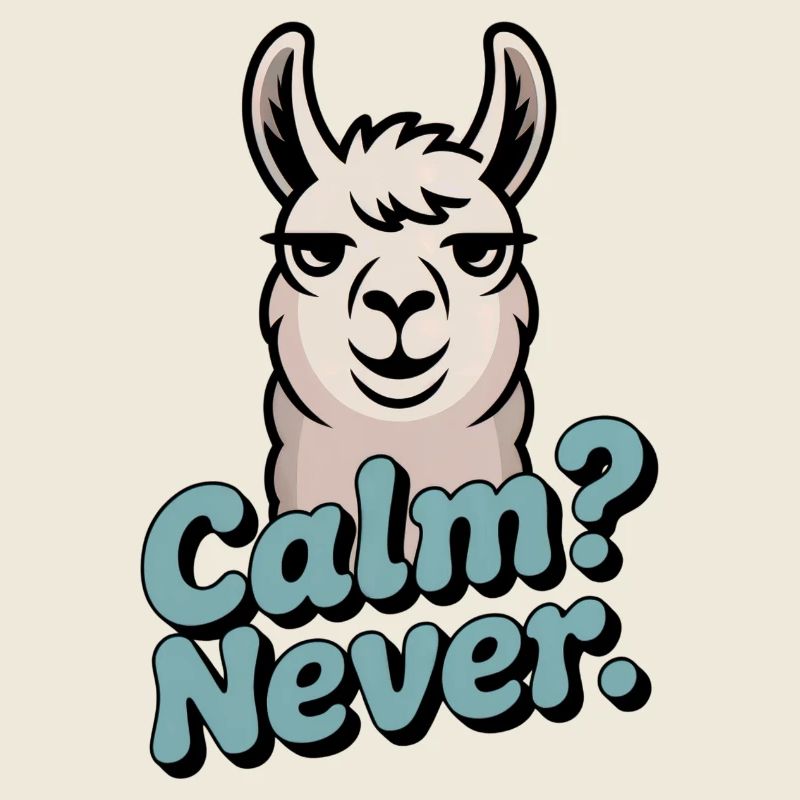 Calm? Never. – Null Gelassenheit