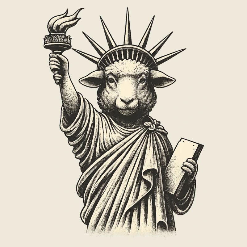 Statue du mouton de la Liberté