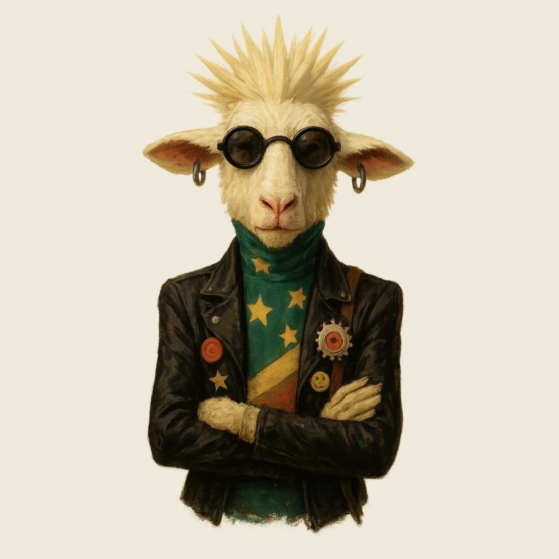 Punkgoat with star band