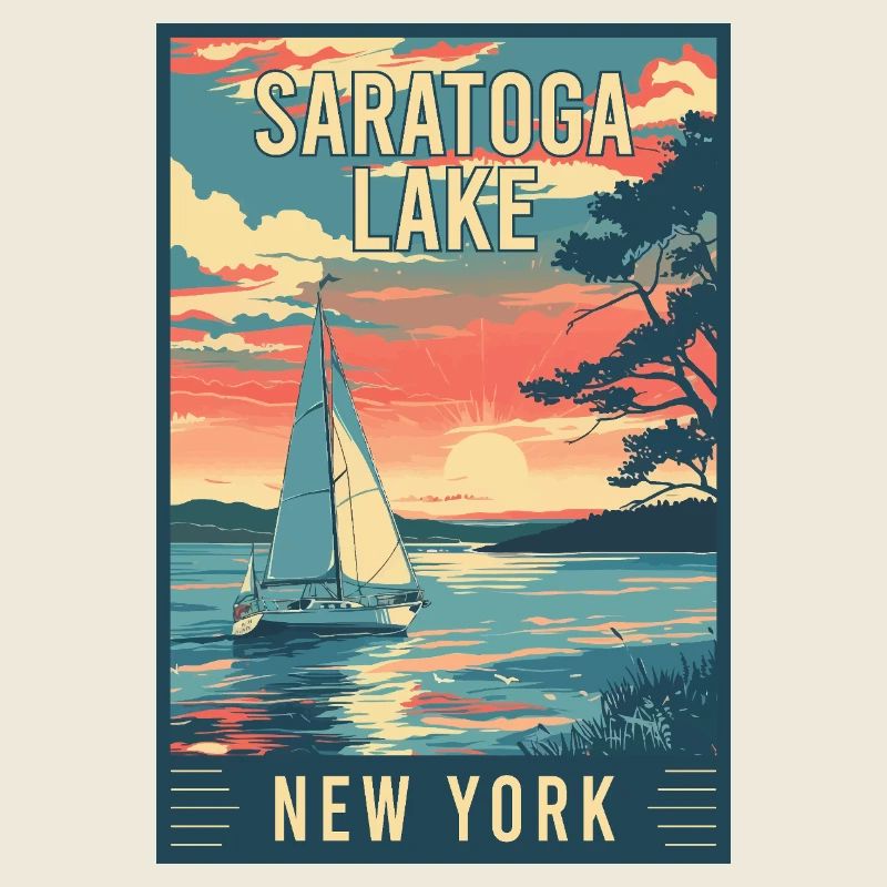 Explorez le lac Saratoga dans l’État de New York