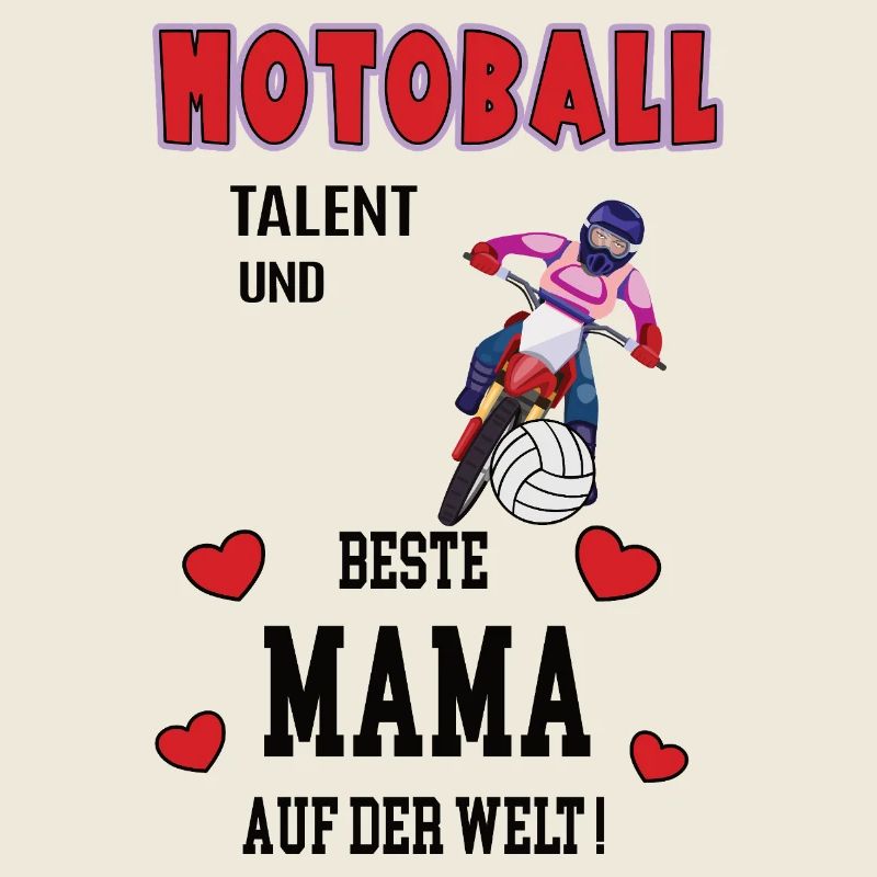 Motoball Beste Mama Mutter Muttertag Geburtstag