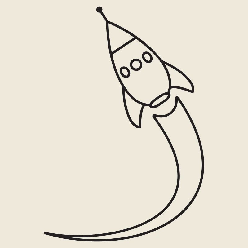 Lancement d’une fusée dans l’espace