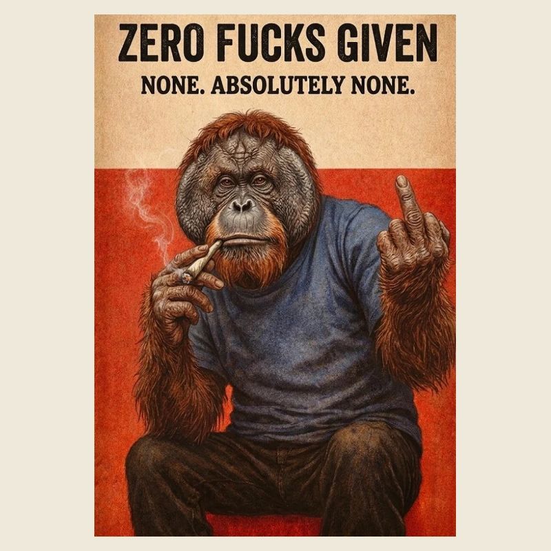 Zéro Fuck Given Ape