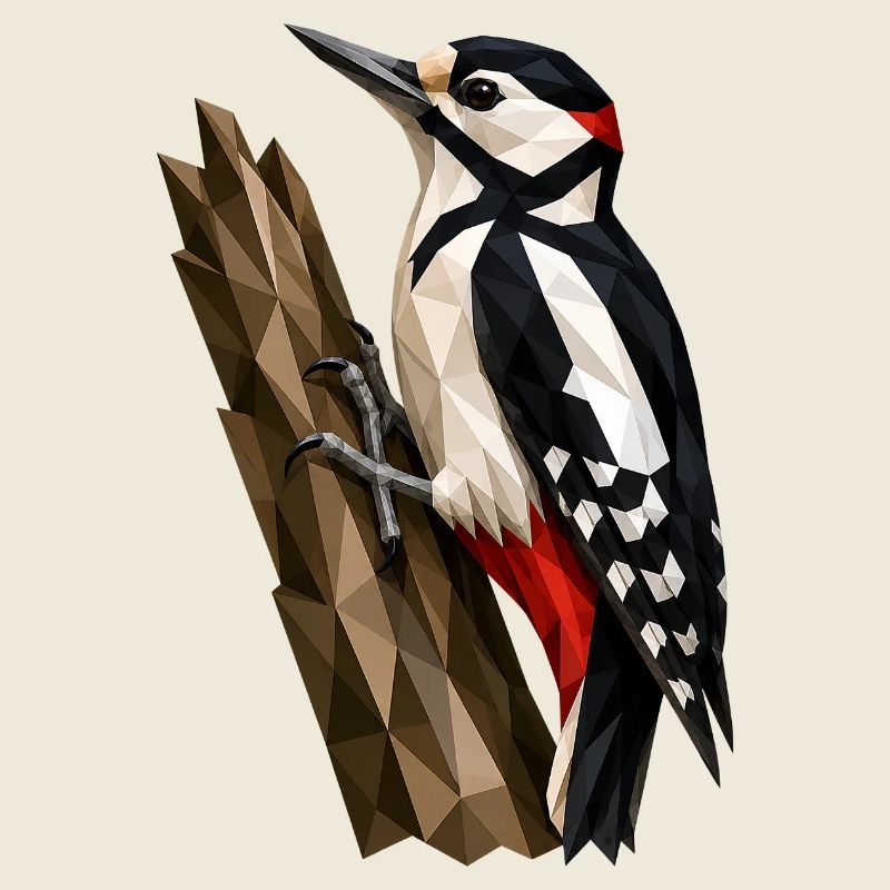 Polygonaler Waldspecht