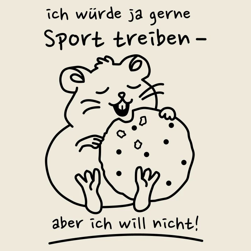 Hamster mit Keks