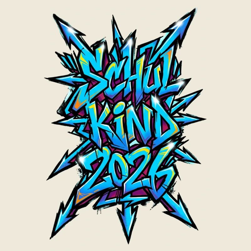 Schoolchild 2026 Graffiti 1st Grade