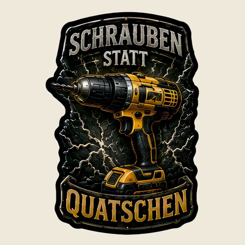 Schrauben statt quatschen