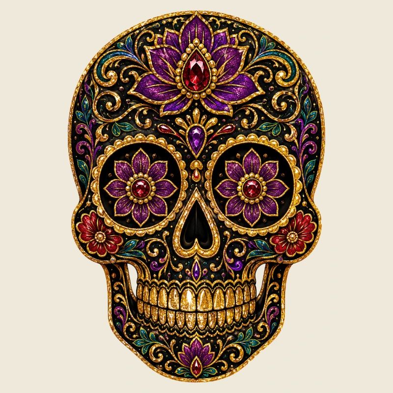 Opulenter Blumenkopf Schmuck