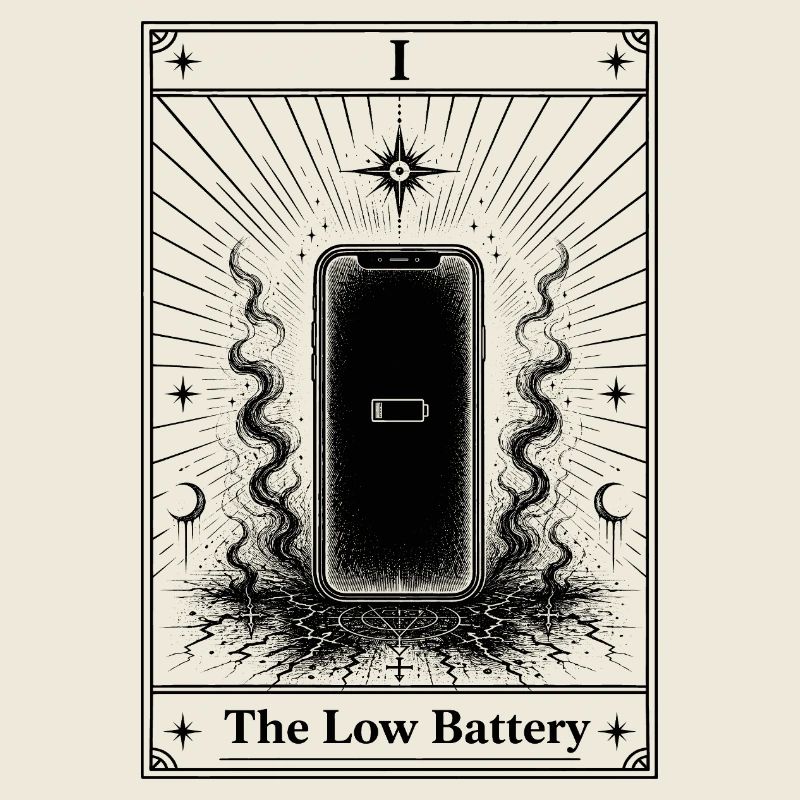Low battery level | Tarot Card Everyday