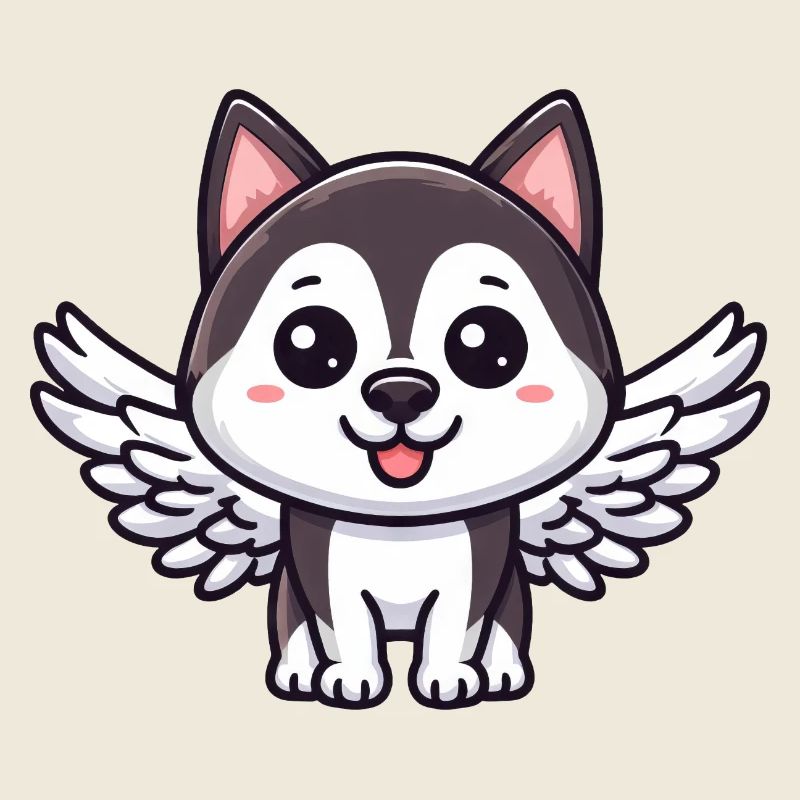 Ange Husky, Aile Bande Dessinée, Chien Du Ciel