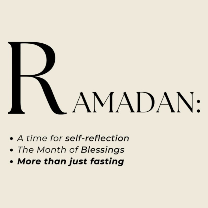 Conception de style de texte du dictionnaire Ramadan