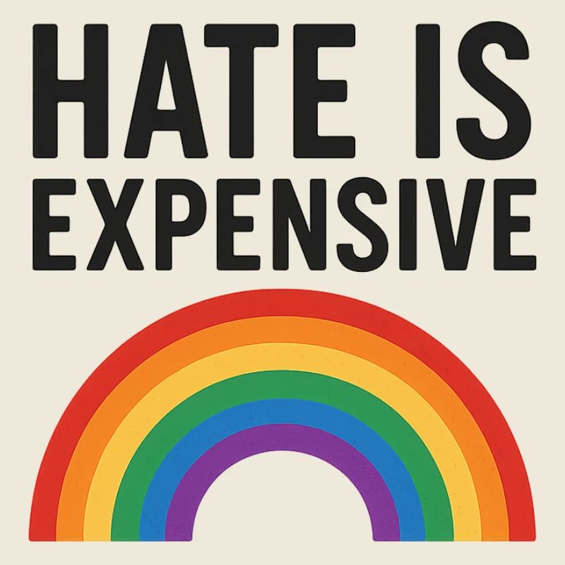 Hate Is Expensive Rainbow