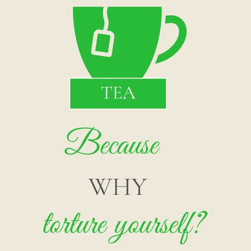 TEA-RIFFIC (Green + Grey)