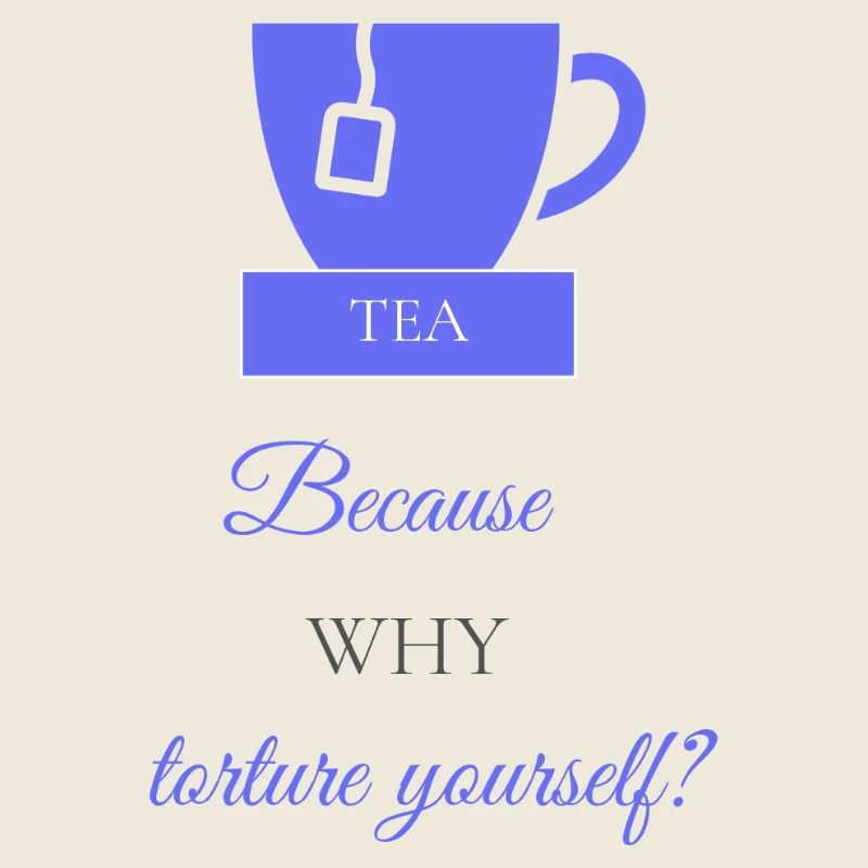 TEA-RIFFIC (Violet + Grey)