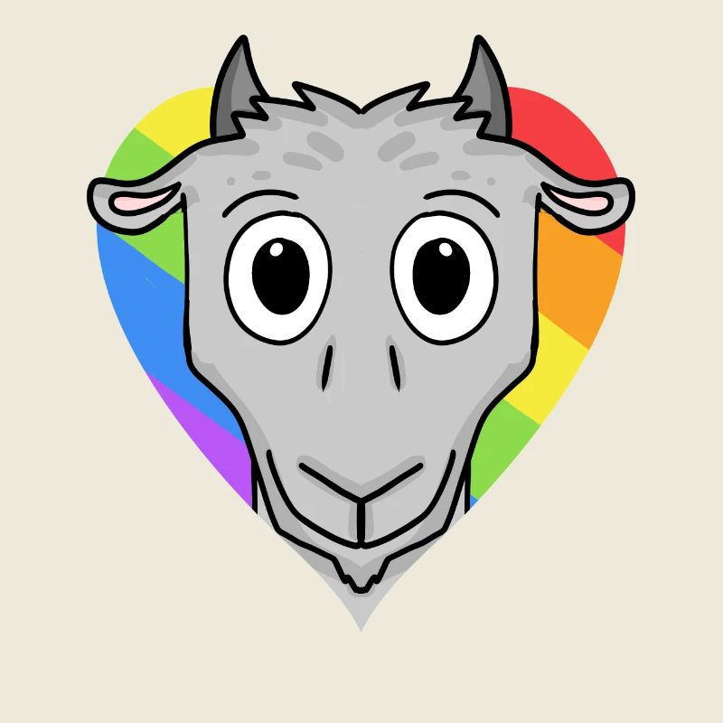 Chèvre Lgbt Rainbow Couleurs