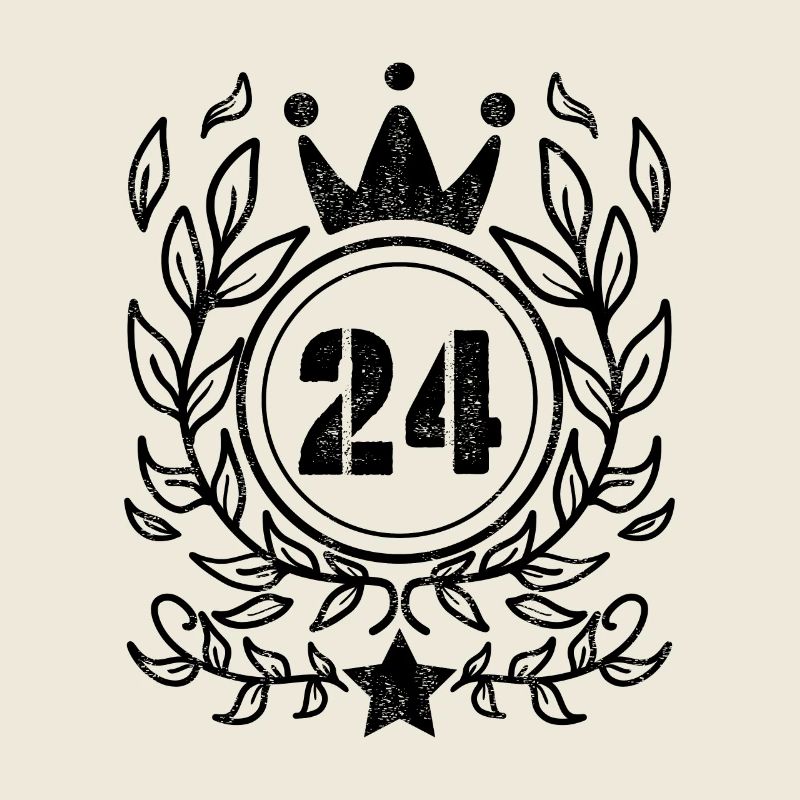 Couronne de 24 ans - 24 ans