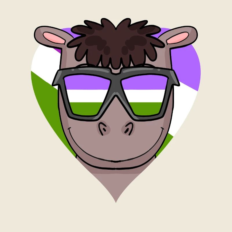 Genderqueer Horse Heart