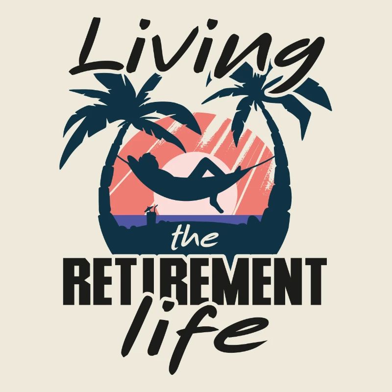 Rentner in hängematte