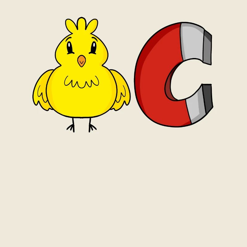 Küken Magnet