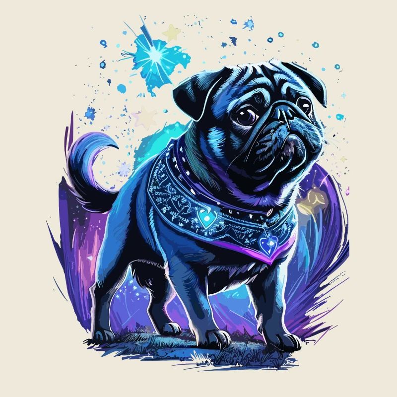Midnight Magic Pug Dog