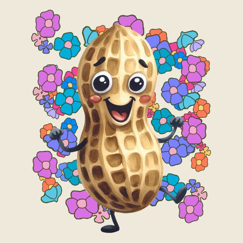 Peanut Nature Lover Summer Flowers Dance Nut