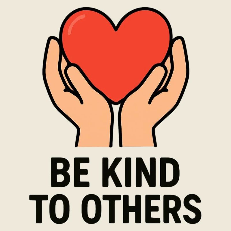 Hands Holding Heart of Kindness