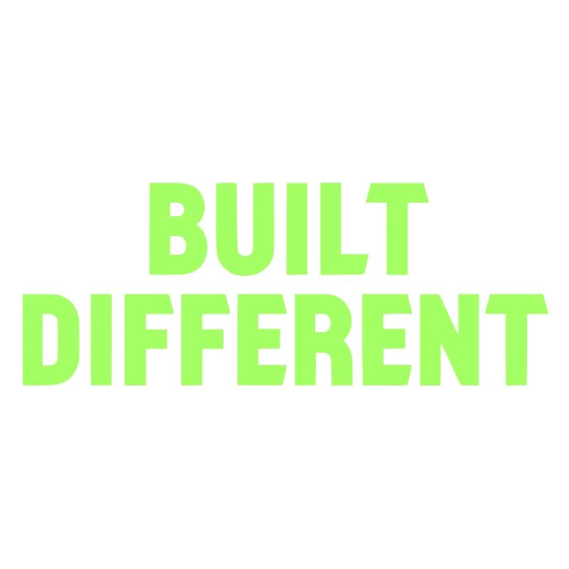 Built Different Neon Tee