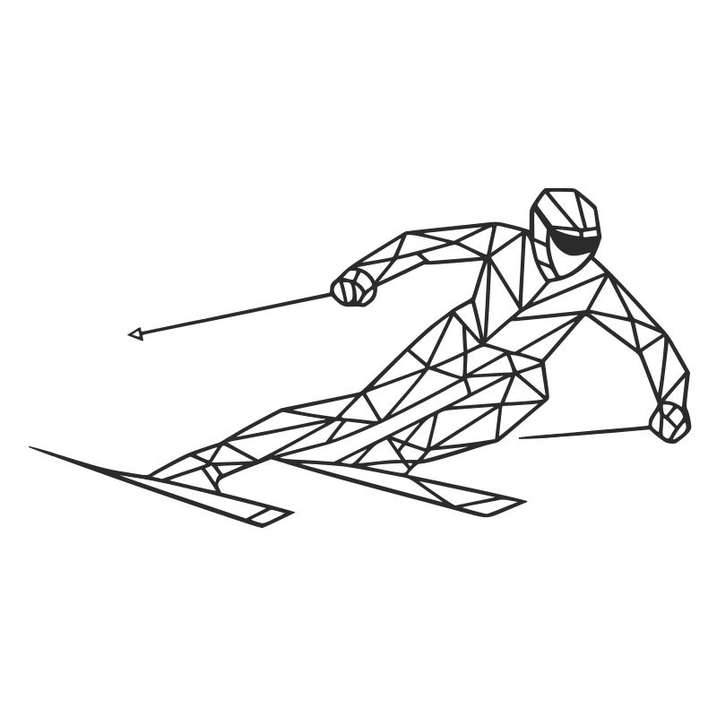 Geometric Ski Racer