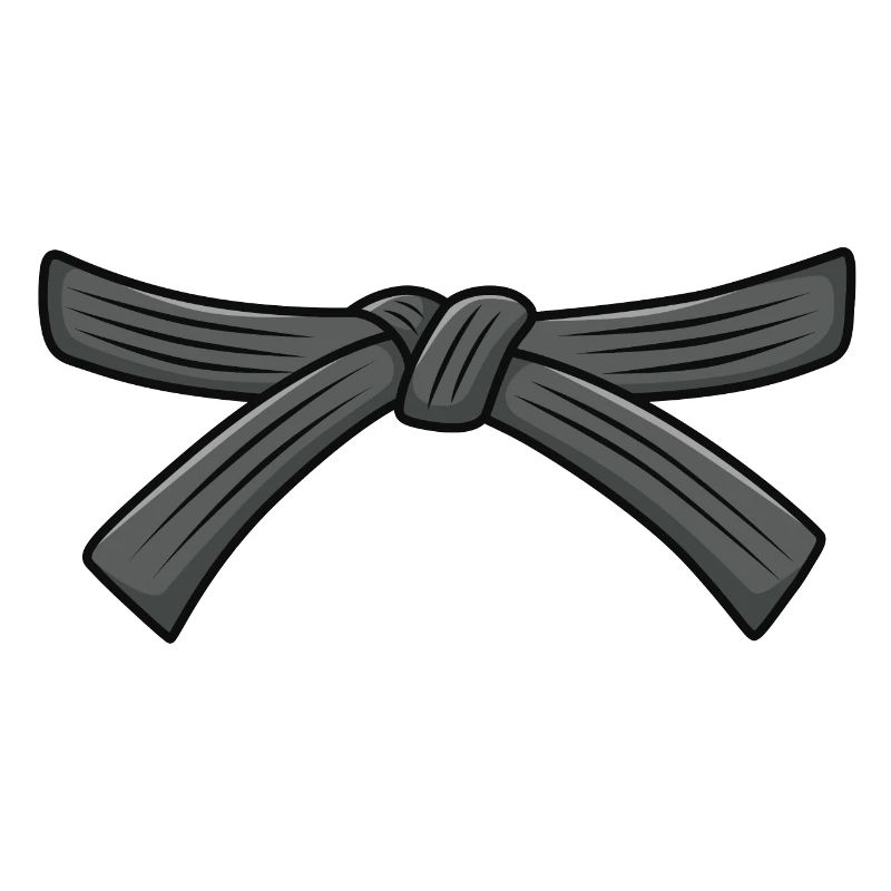 Karate belt, Black belt 1st Dan, Karate Instructor