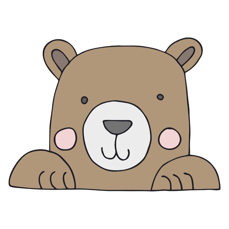 Bear head cute