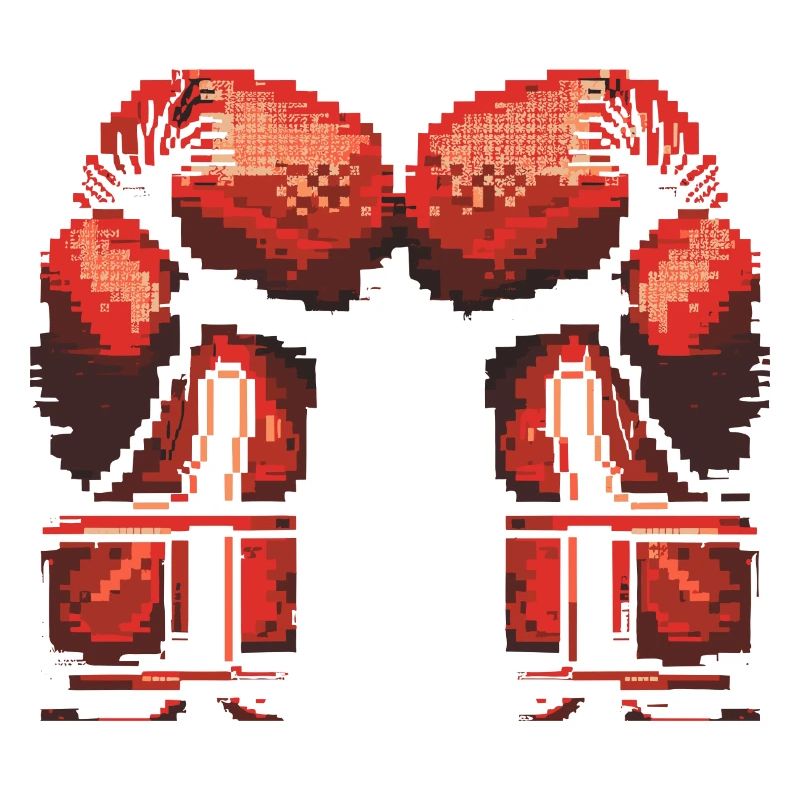 Kickboxhandschuhe Pixel