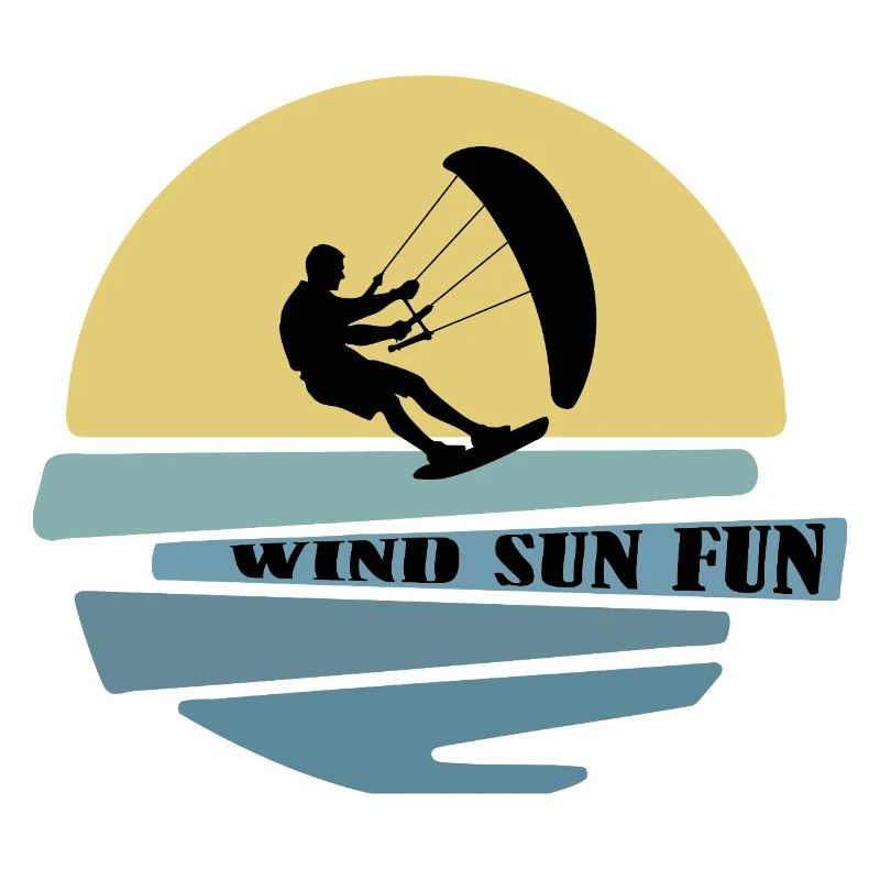 Wind Sonne Fun Kitesurfer