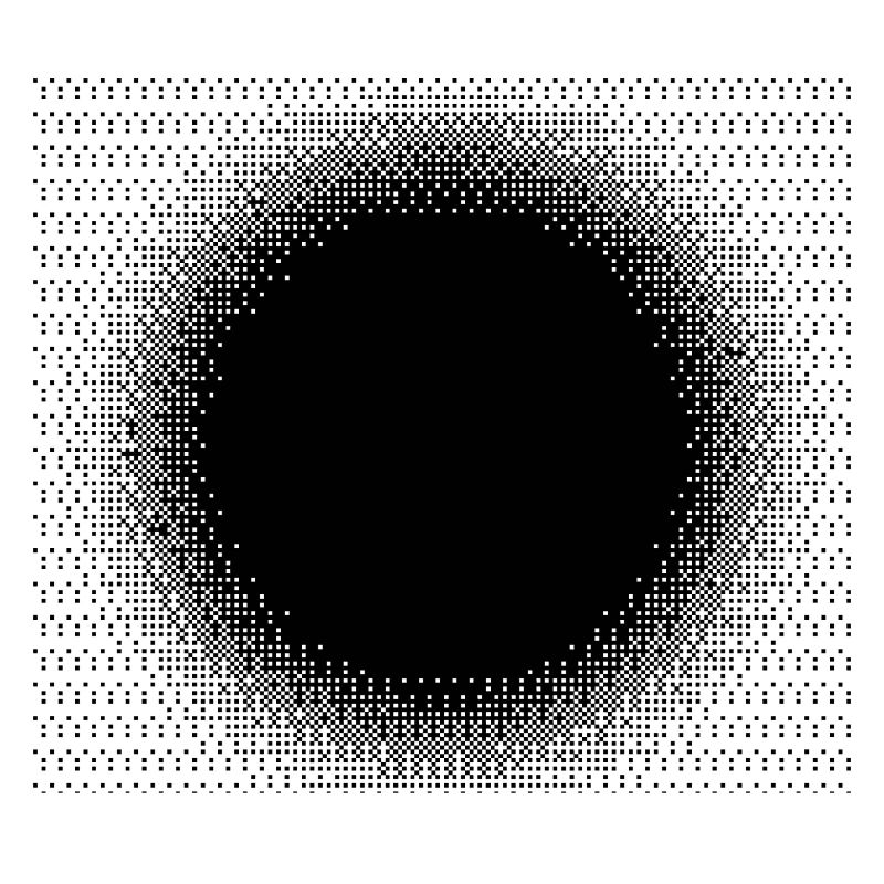 Design des points de soleil noirs