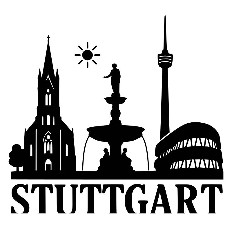Stuttgart Silhouette Landmark