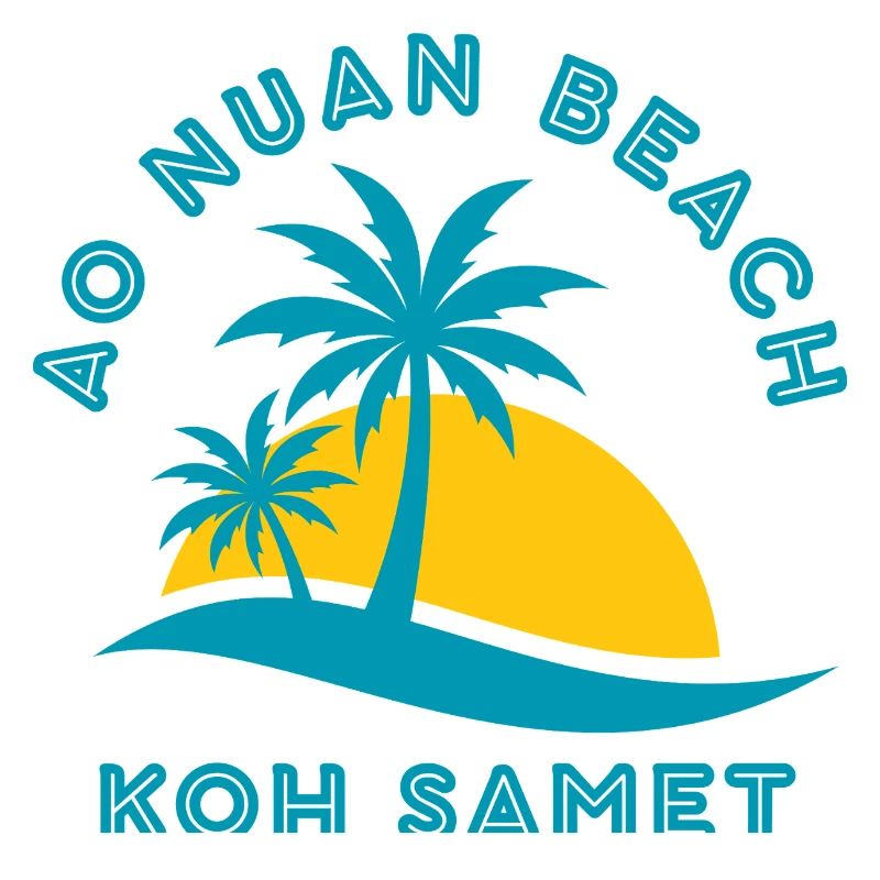 Koh Samet Palm Beach Sunset