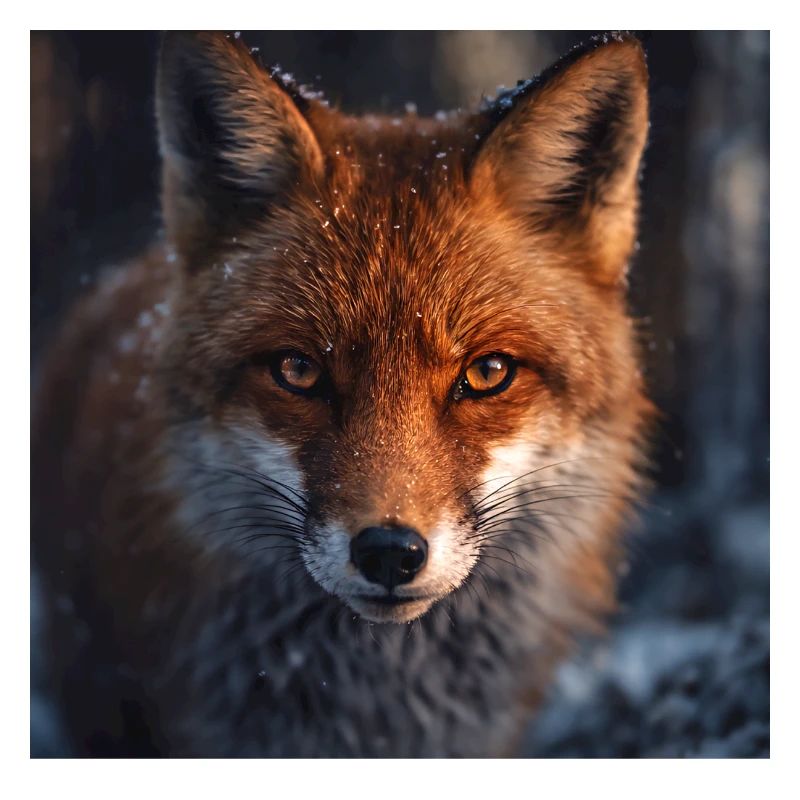 Fuchs-Erkundung bei Einbruch der Dämmerung