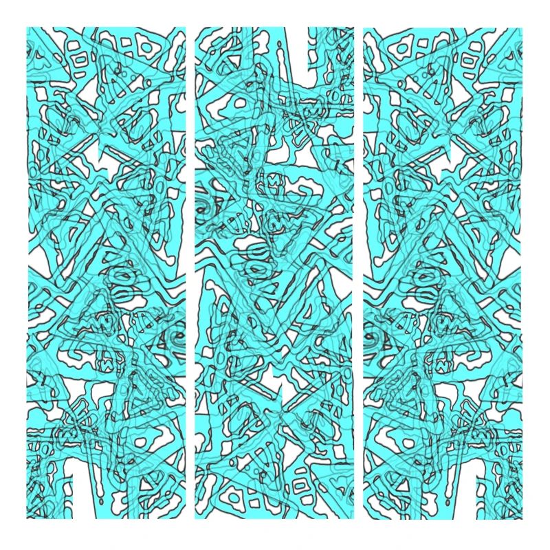 Türkises Chaos Triptychon