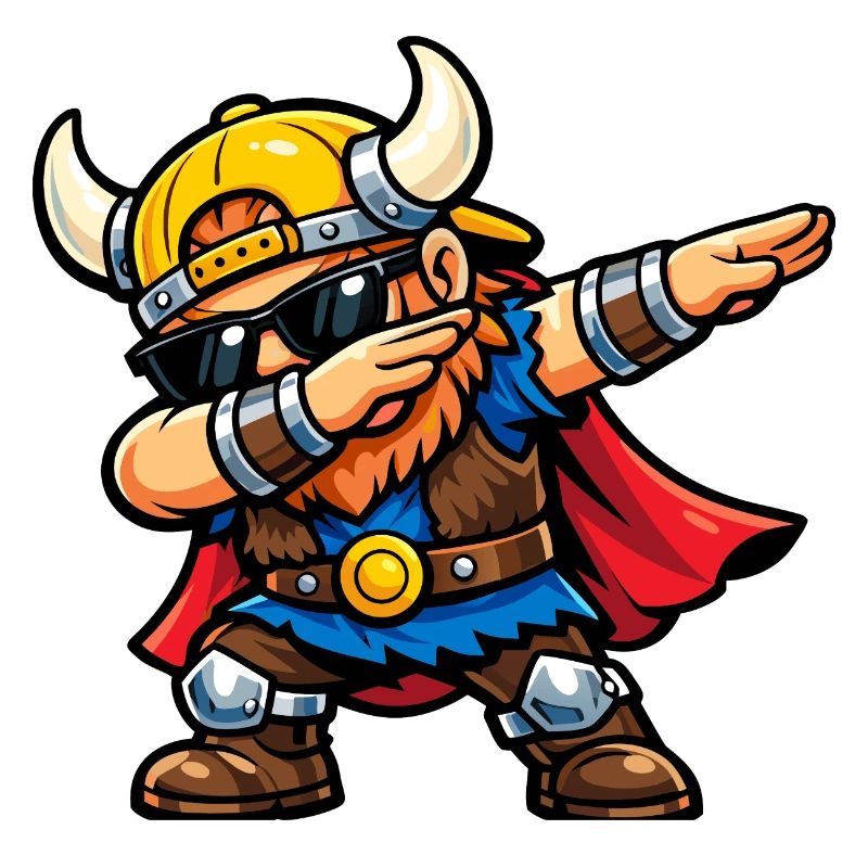Dabbing Viking
